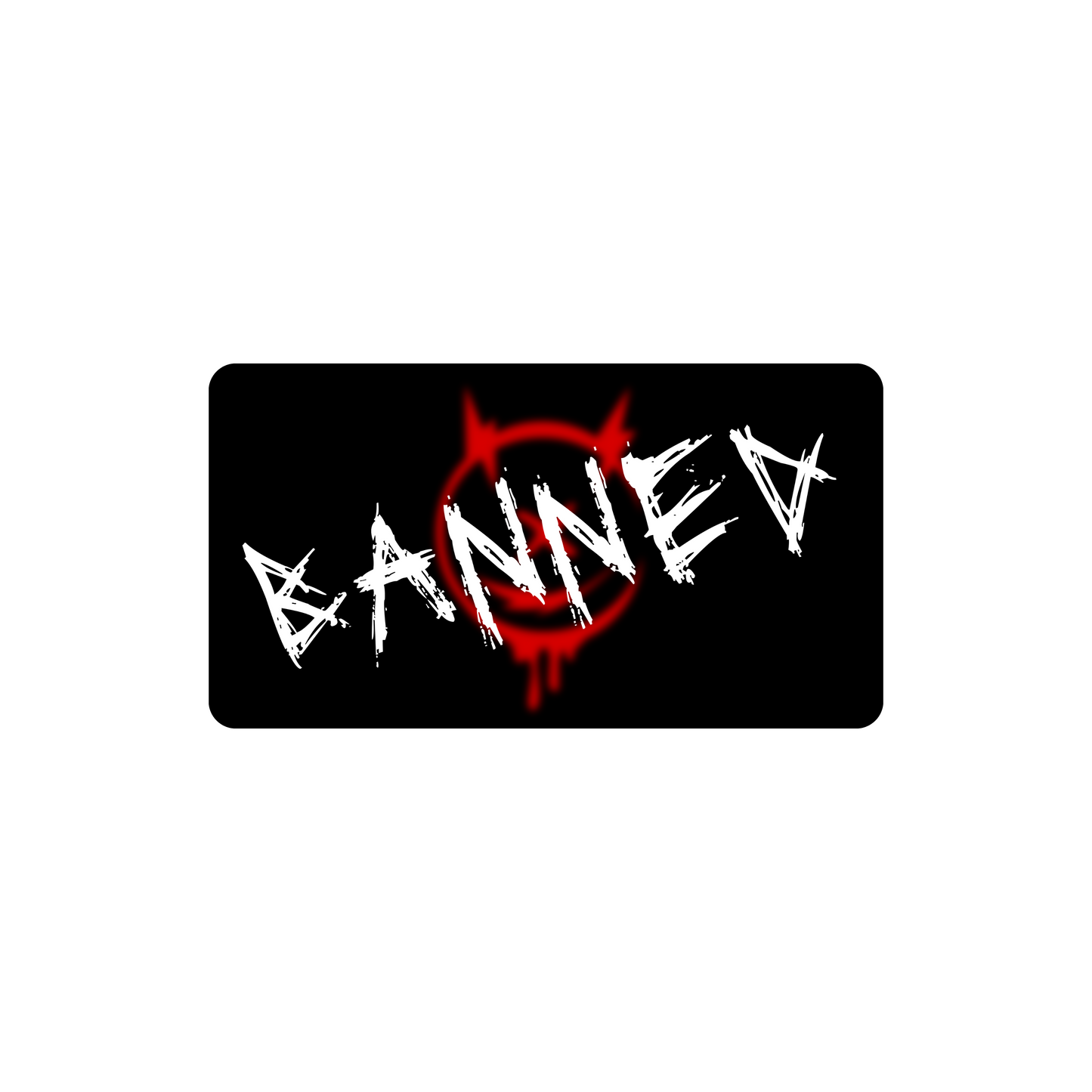 Folgore - [Moto] Plăcuță Vanity BANNED