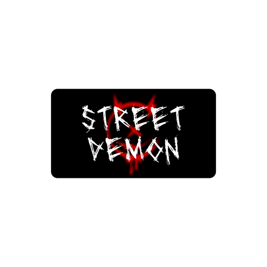 Folgore - [Moto] Plăcuță Vanity STREET DEMON